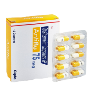 Antiflu 75 mg (Oseltamivir) capsules for influenza treatment