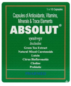 Absolut Capsule strip multivitamin with antioxidants