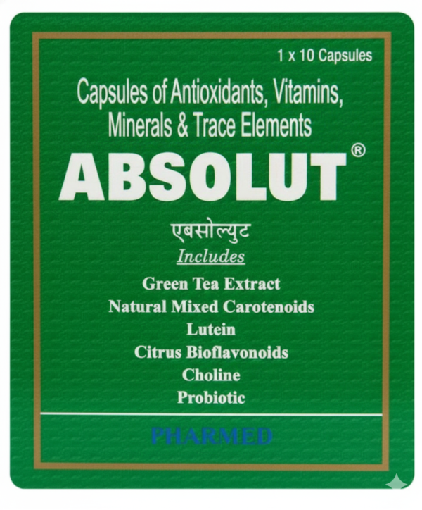 Absolut Capsule strip multivitamin with antioxidants Absolut Capsule strip multivitamin with antioxidants