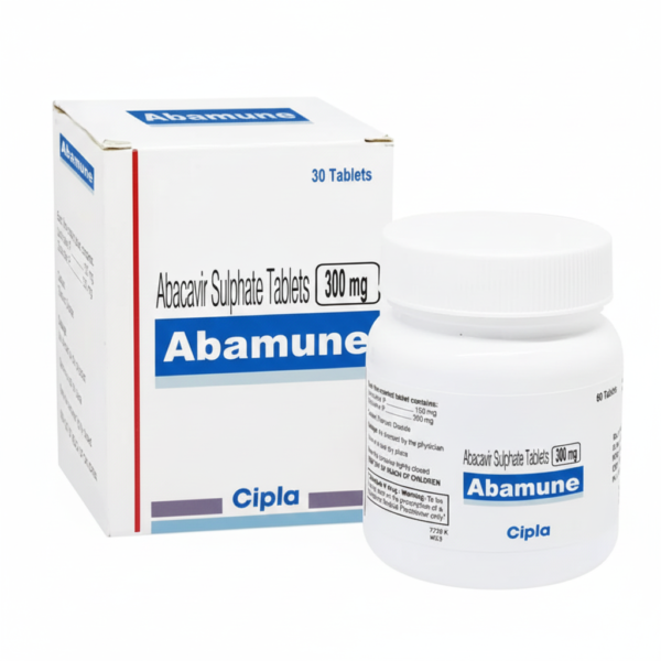Abamune 300 mg Abacavir Tablet for HIV treatment