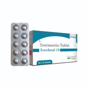 Iverheal 12 mg ivermectin antiparasitic tablet parasite infection treatment