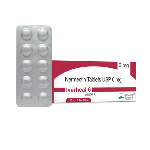 Iverheal 6mg ivermectin antiparasitic tablet parasite infection treatment