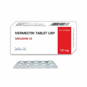 Iverjohn 12 mg Ivermectin antiparasitic tablet parasite infection treatment