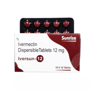 Iversun 12mg (Ivermectin) antiparasitic tablet parasite infection treatment