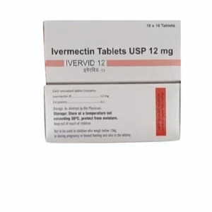Ivervid 12mg (Ivermectin) antiparasitic tablet parasite infection treatment