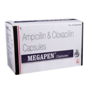 MEGAPEN (AMPICILLIN/CLOXACILLIN) capsules for broad-spectrum bacterial infection treatment