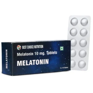Melatonin Tablet 10mg for regulating sleep-wake cycles and reducing stress