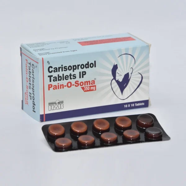 Pain O Soma (Carisoprodol) tablets for effective muscle pain and spasm relief